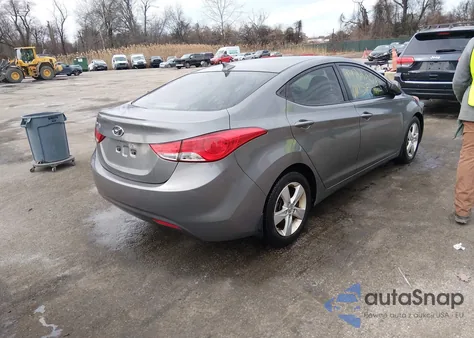 2013 Hyundai Elantra Gls из США, поврежденный, VIN 5NPDH4AE0DH350538